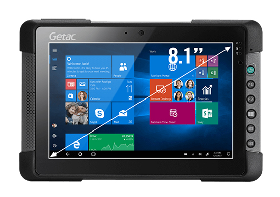 8英寸強固式三防平板電腦Getac T800